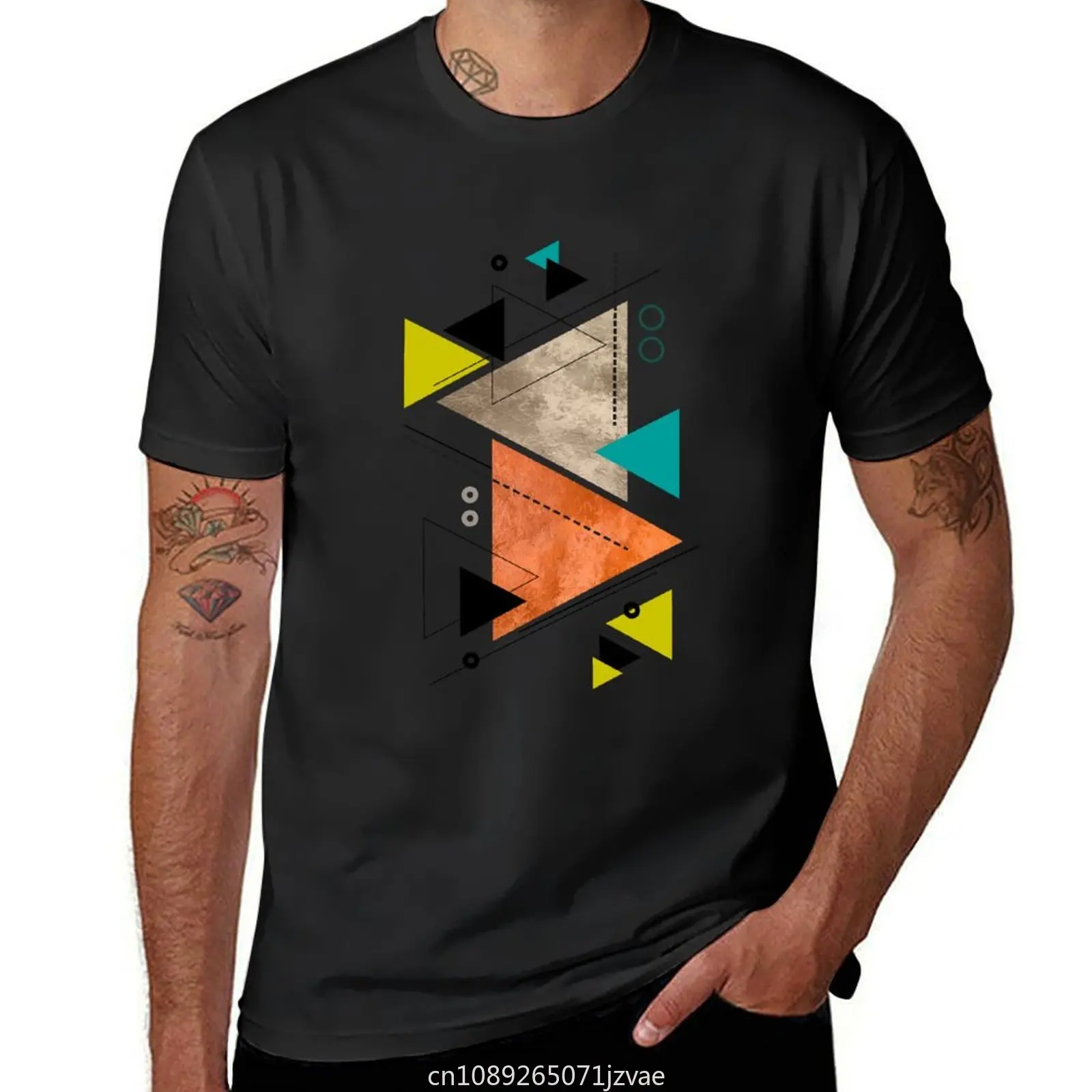 triangles T-Shirt customs design your own kawaii clothes aesthetic clothes workout shirts for men