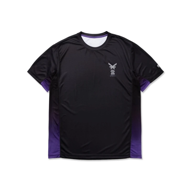 تي شيرت Double North Youth Games بأكمام قصيرة مع طباعة ثلاثية الأبعاد للرجال، مناسب للصيف وجيد التهوية.