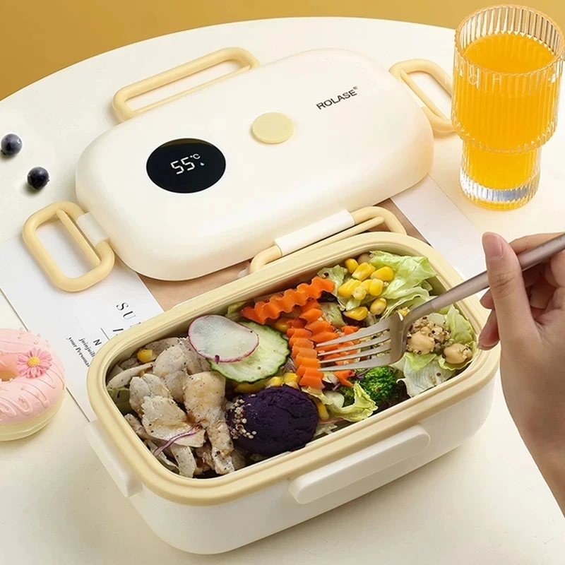 For Xiaomi Thermal Insulation Lunch Box For Men Women Kids Intelligent Display Temperature Bento Food Box Plastic Containers