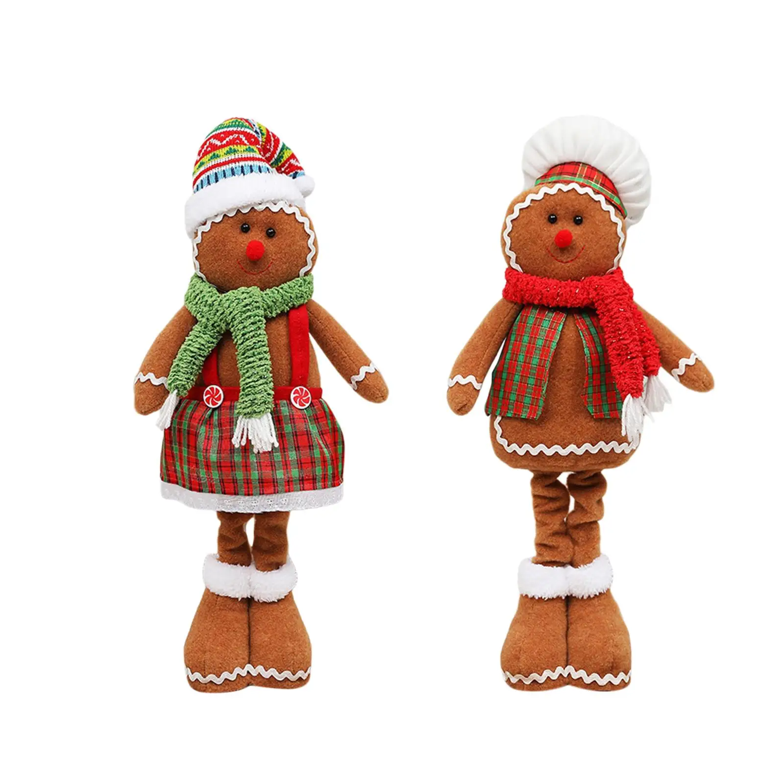 Christmas Decor Dolls Christmas Gingerbread Man Ornaments Christmas Stretchable