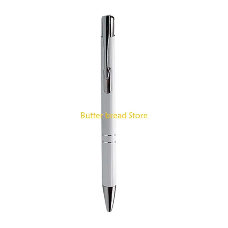 

W89C 10 Pcs 1.0mm Ballpoint Pen Metal Retractable Work Pen Pretty Journaling Pen Gift