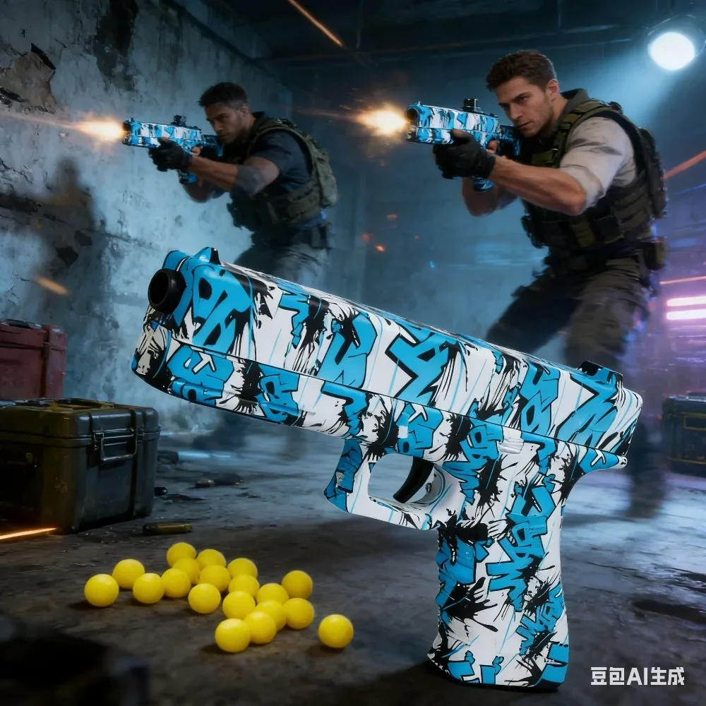 

Новый тактический пистолет-бластер G17 для страйкбола с мягкими пулями, модель 2025 года, для мальчиков, для игр в CS