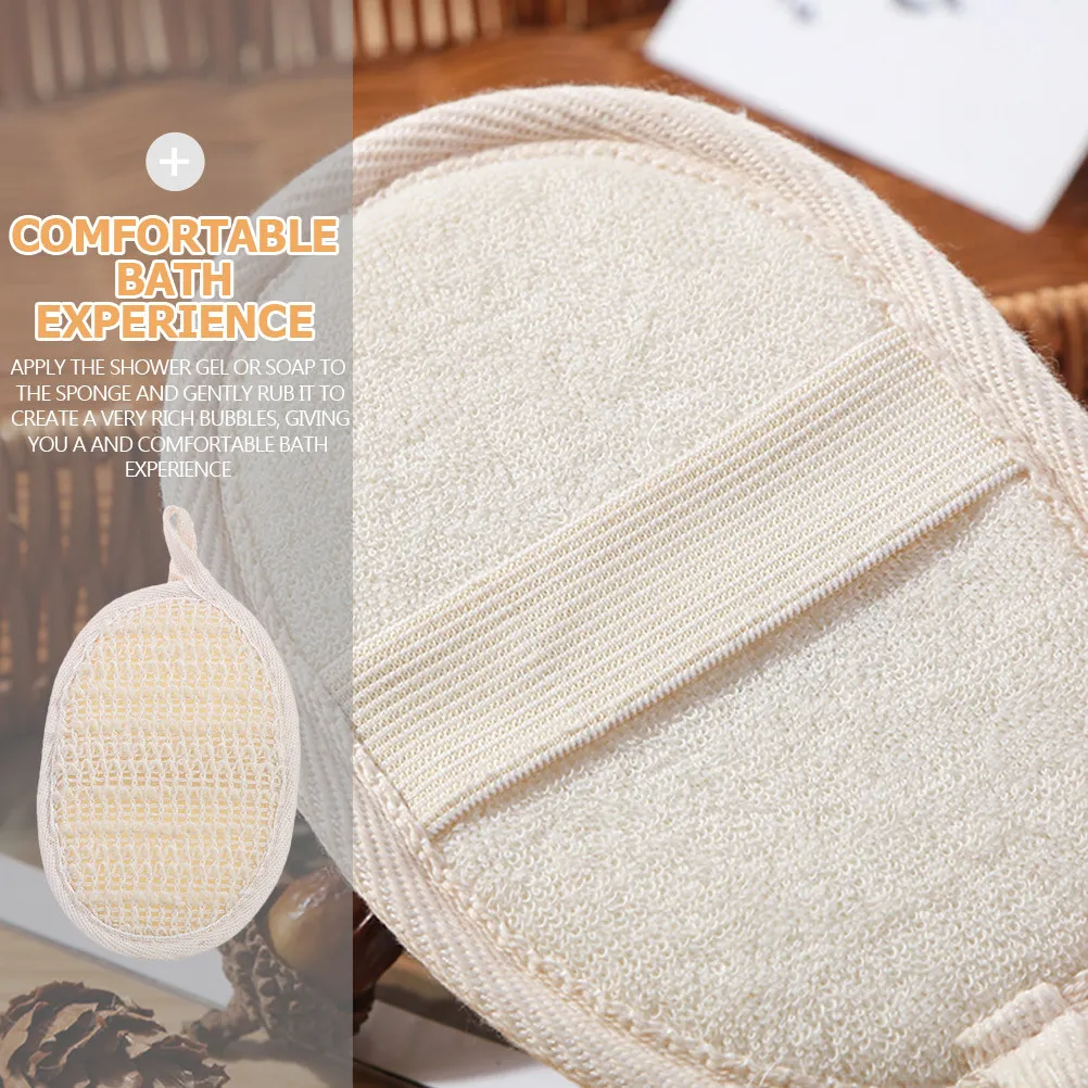 6Pcs Bath Sponge Set Soft Exfoliating Shower Sponge for Deep Cleansing Body Scrubbing Skin Renewal Gentle Lather Boosting Bath