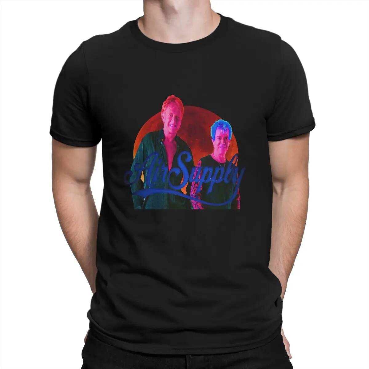 The World-renowned Slow Rock Group Of The 70s And 80s Men T Shirts Air Supply Novelty  Sleeve T-Shirt Pure Cotton  Clothes