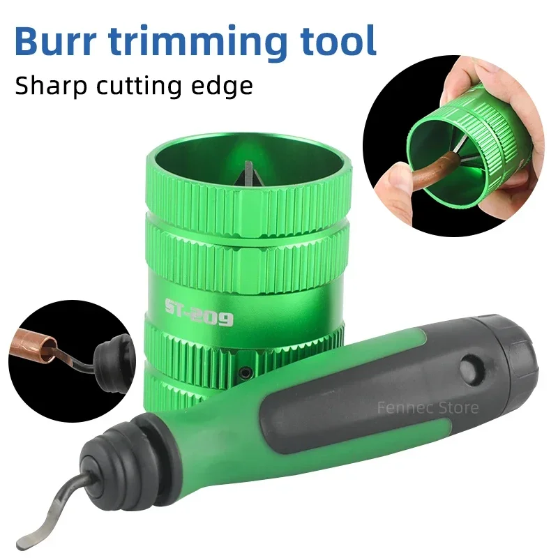 DSZH ST-209 ST-207 Air Conditioner Tube Heavy Duty Deburring Tool Metal Pipes Chamfer Reamer for PVC Copper Aluminium Steel Pipe