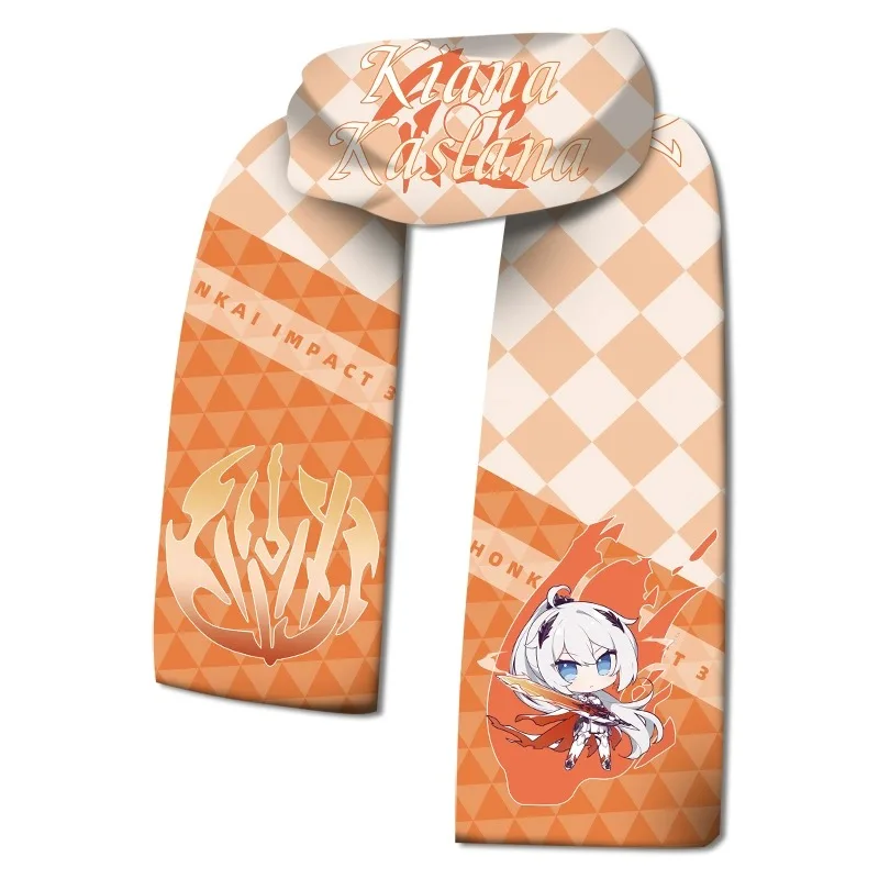 Anime Game Honkai Impact 3 COS Elysia Kiana Seele ETC. Unisex Autumn Winter Cute Simple Fashion Warm Scarf Gift