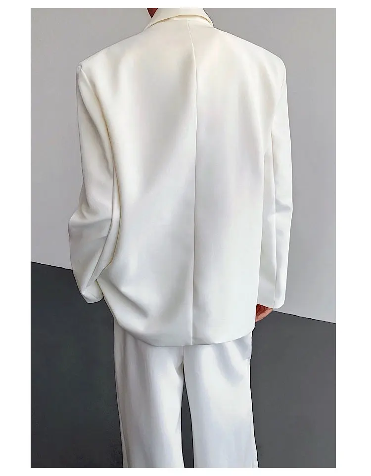 2025 Men's Autumn New Light Luxury Suit Jackets Fashion Three-Dimensional Flower High-End Blazers Male Handsome Tailored Coats