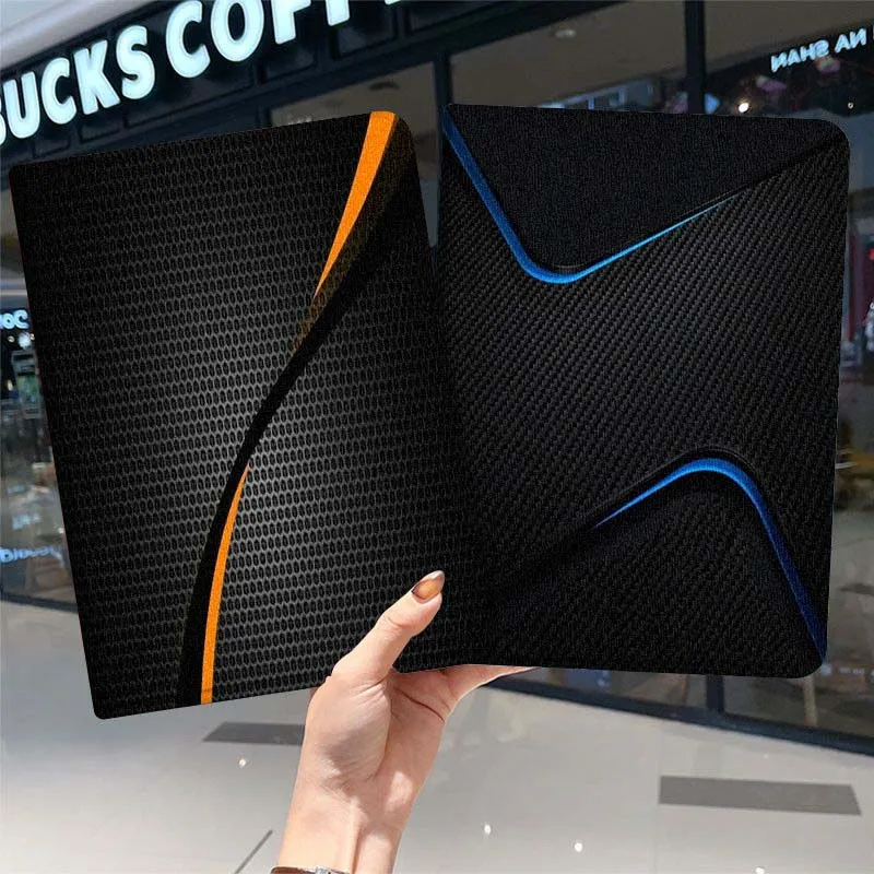 

Carbon Fiber Luxury Hot For Samsung Galaxy Tab A7 A A8 A9 A11 S6 S11 10.1 10.4 10.5 Inch Lite PLus Tablet Case