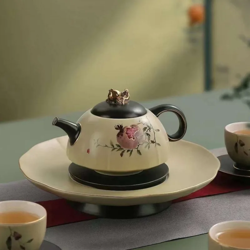 Hand-painted tea set gift set Jingdezhen ceramic tea set teapot bowl
