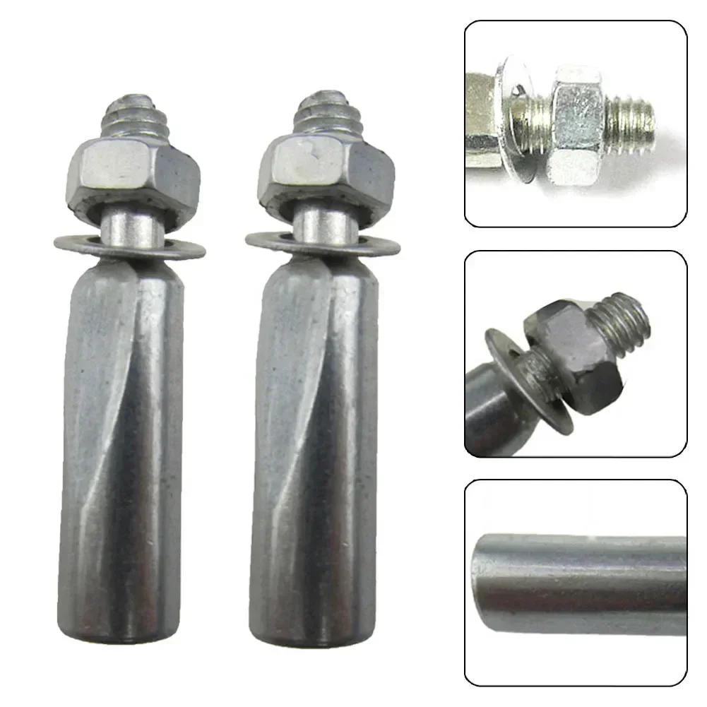 2pcs Bikes Crank Wedges 8.5mm /9.0mm Bottom Bracket Wedge Short Chain Plate Pins Bicycle Cycling Silver Replacement Accessory