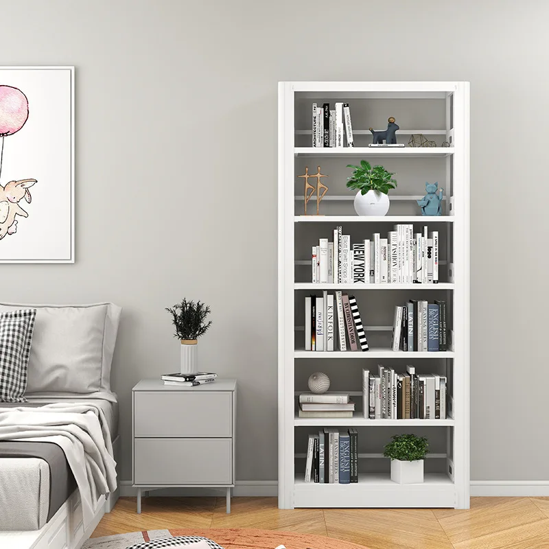 

Six Tier Steel Library Bookcase for School Reading Rooms and Bookstores