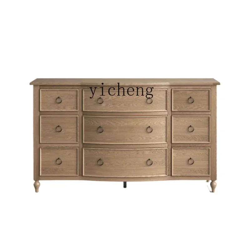 

Solid Wood Storage Chest of Drawers Restaurant Home Entrance Cabinet Storage Decoration Cabinet