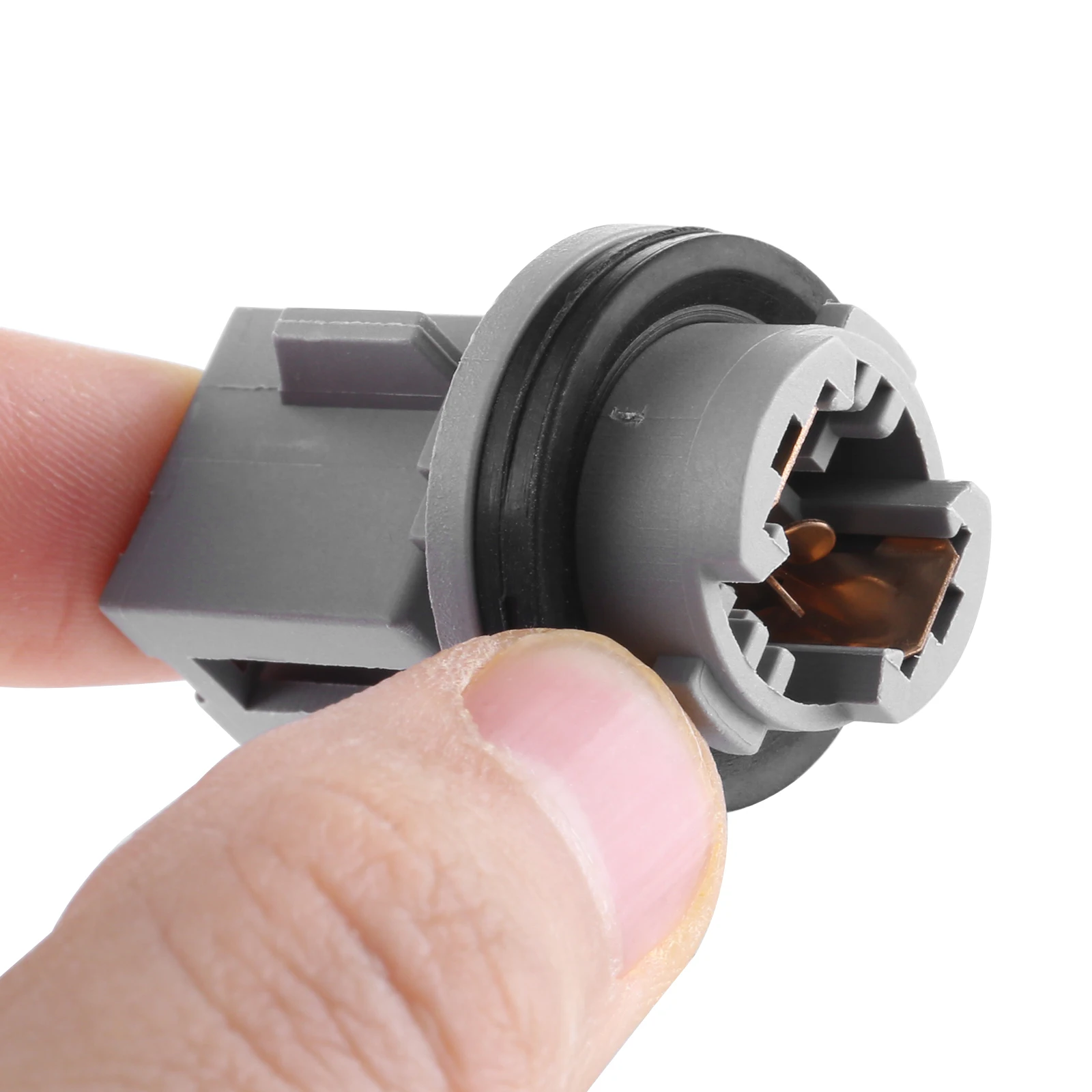 

1Pc Car Gray License Plate Lamp Holder 925013A000,License Plate Light Adapter Bulb Socket License Plate Lamp Holder,For Hyundai