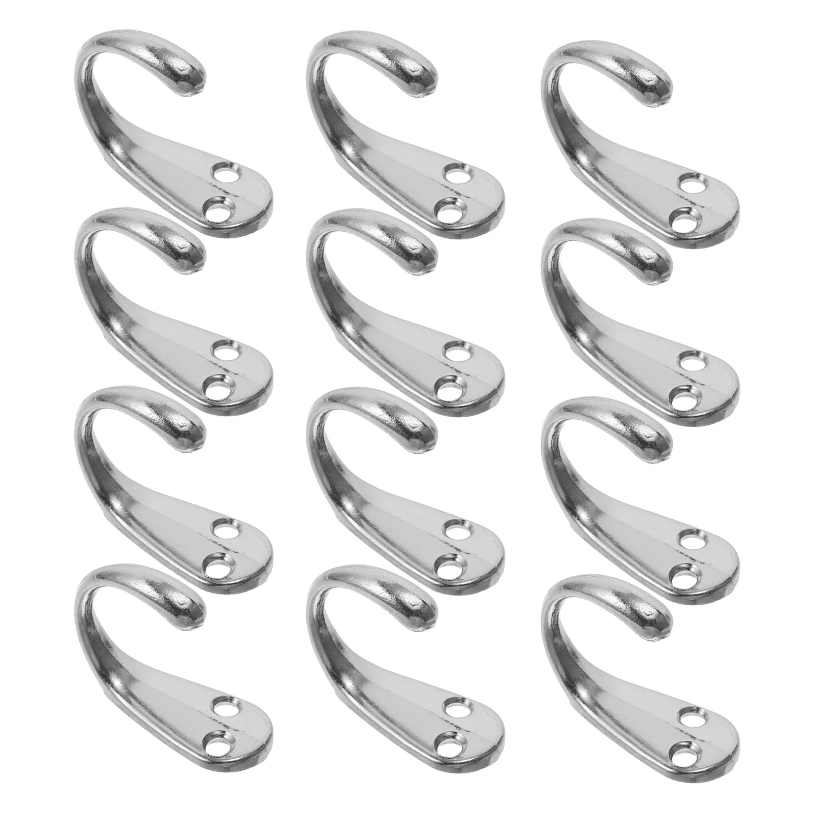 12Pcs Vintage Wall Hangers Single Hook Heavy Duty Coat Hooks for Door Wall Hanging Clothes Jackets Robes Towels Hats Keys Bags