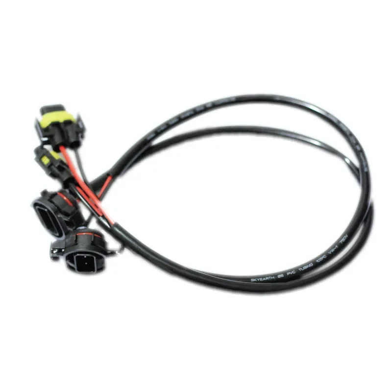 Set of 2 - H11 (or H8/880/881) to PSX24W 5202 (H16) Wiring Pigtail Conversion Harness Connector Wire Adapter Socket Plug Cable