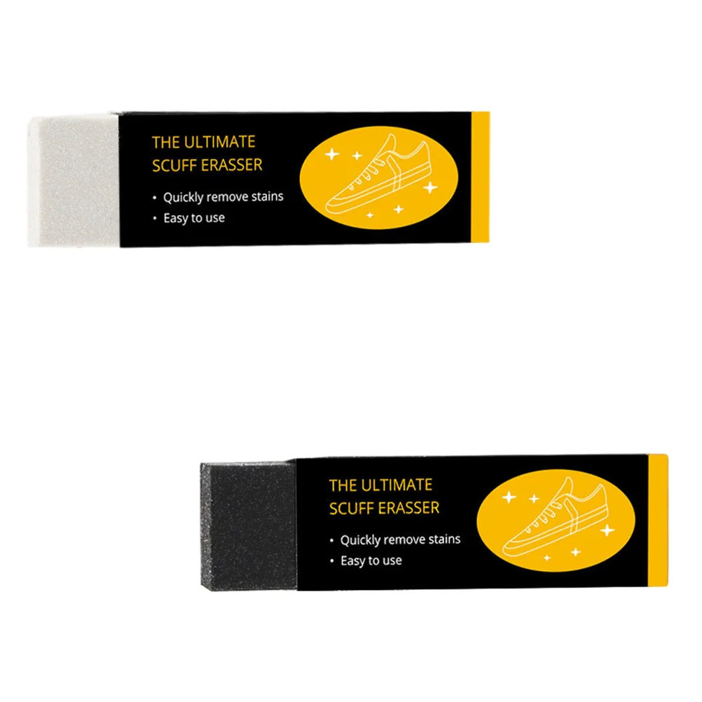 2 Pcs Rubber Shoes Multi Purpose Cleaner Cleaning Eraser Decontamination Particles