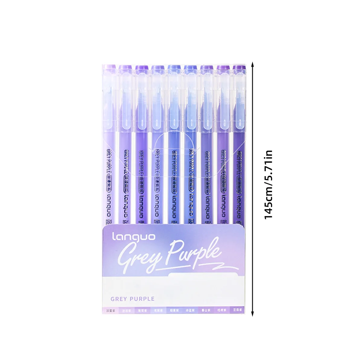 مجموعة أقلام جل متدرجة مكونة من 9 قطع، أقلام كاواي 0.5 ملم وردي وبني لطيف للمجلات، لوازم الكتابة المدرسية والمكتبية السلسة، عطلة G #3