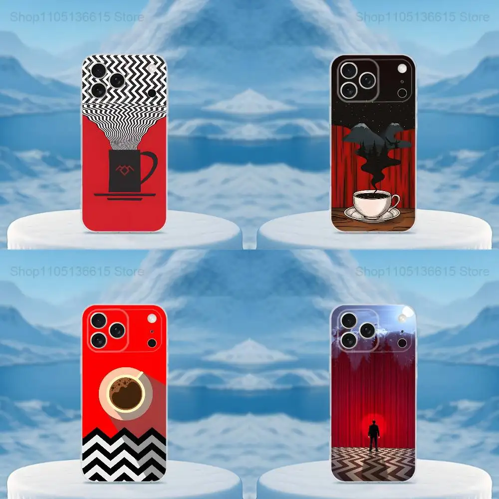 

W-welcome To T-twin Peak Phone Case For iPhone 16,15,14,13,12,11,17 Pro,Max,Plus,X,XS,XR,SE,Mini Transparent Soft Cover
