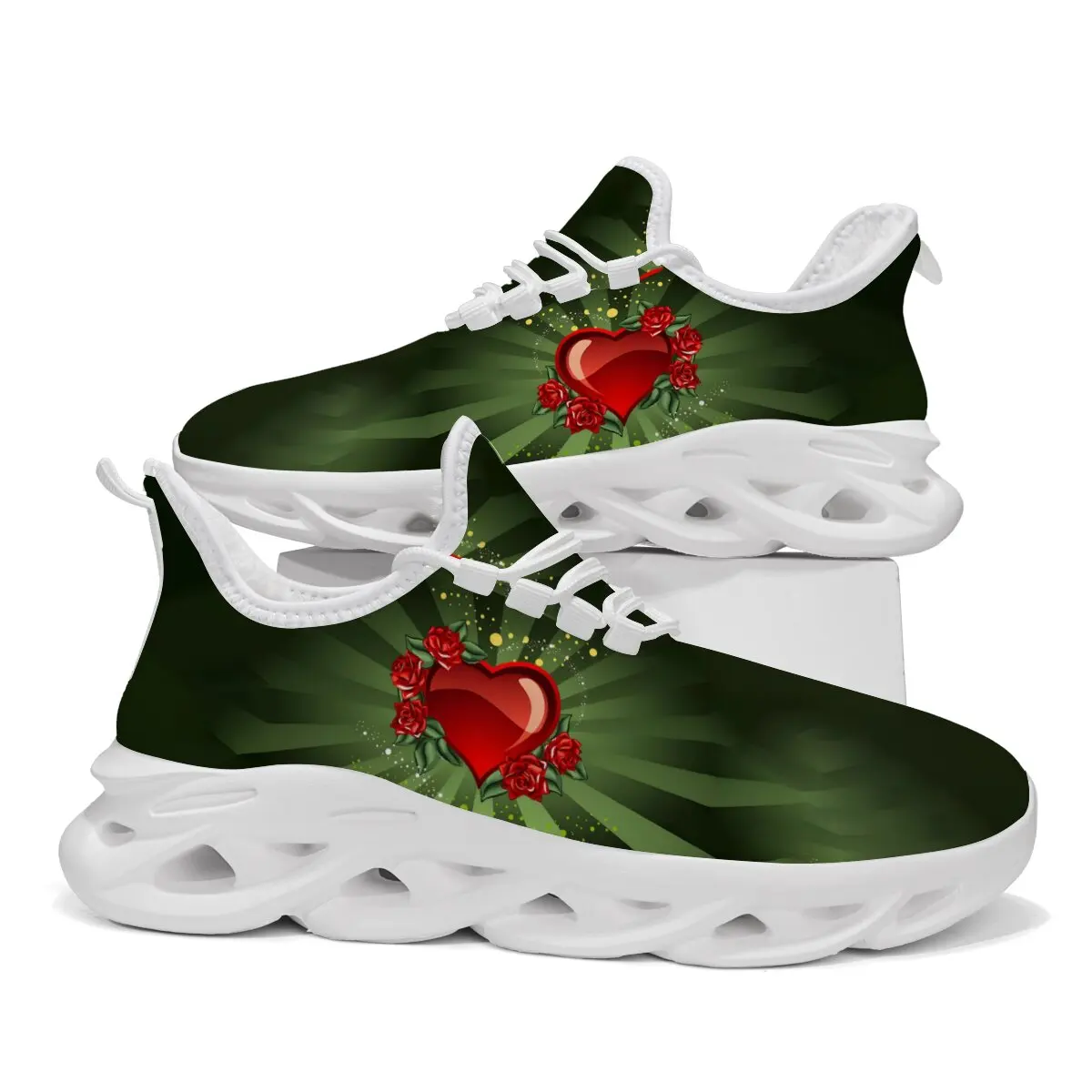 

Women's Shoes Lace Up Casual Flats Men Christmas Shoes Men's Sneakers Mesh Breathable Tennis Sports Shoe Athletic Male Sneakers