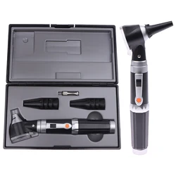 Pocket Otoscope 3X True View Otoscopio Full Spectrum Home Physician Diagnostic Set With 8 Tips For Adult Child Ear Care Tool