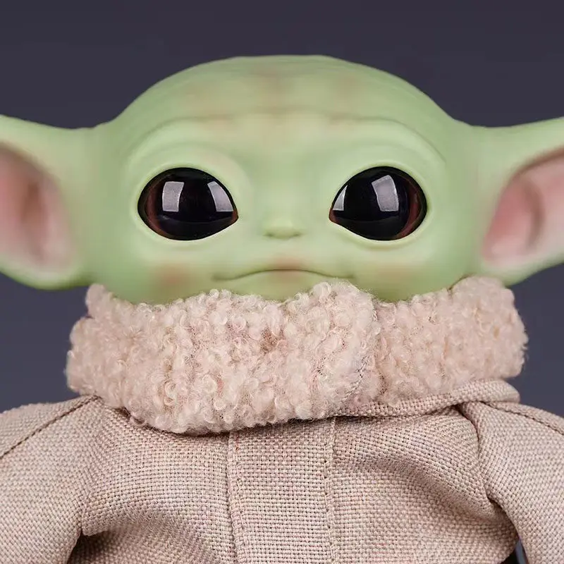 17cm Star Wars Baby Yoda The Mandalorian Plush Stuffed Doll Soft Collectible Action Figure Toy Home Decoration Gift For Fans