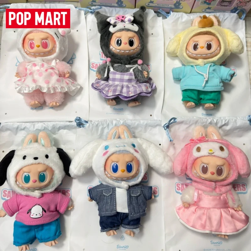 

Genuine POP MART LABUBU THE MONSTERS SANRIO CHARACTERS Series Vinyl Plush Blind Box Healing Relaxation Trendy Toy