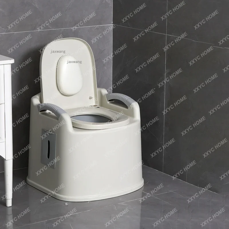 Removable Household Plastic Toilet Seat for The Elderly Pregnant Woman Armrest Chairs Portable Bathroom Stool Backrest Urinals