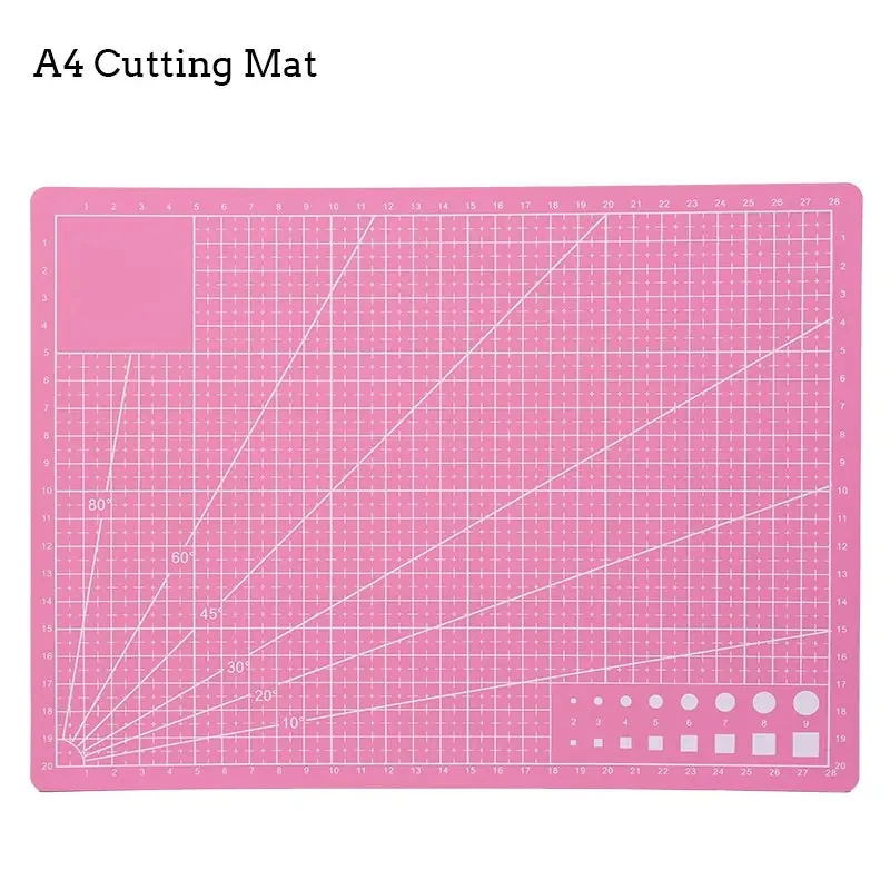 A4 PVC Double-sided Self-healing Cutting Mat Patchwork Carving Pad DIY Cutting Board Lasting Non-slip Repair Tool