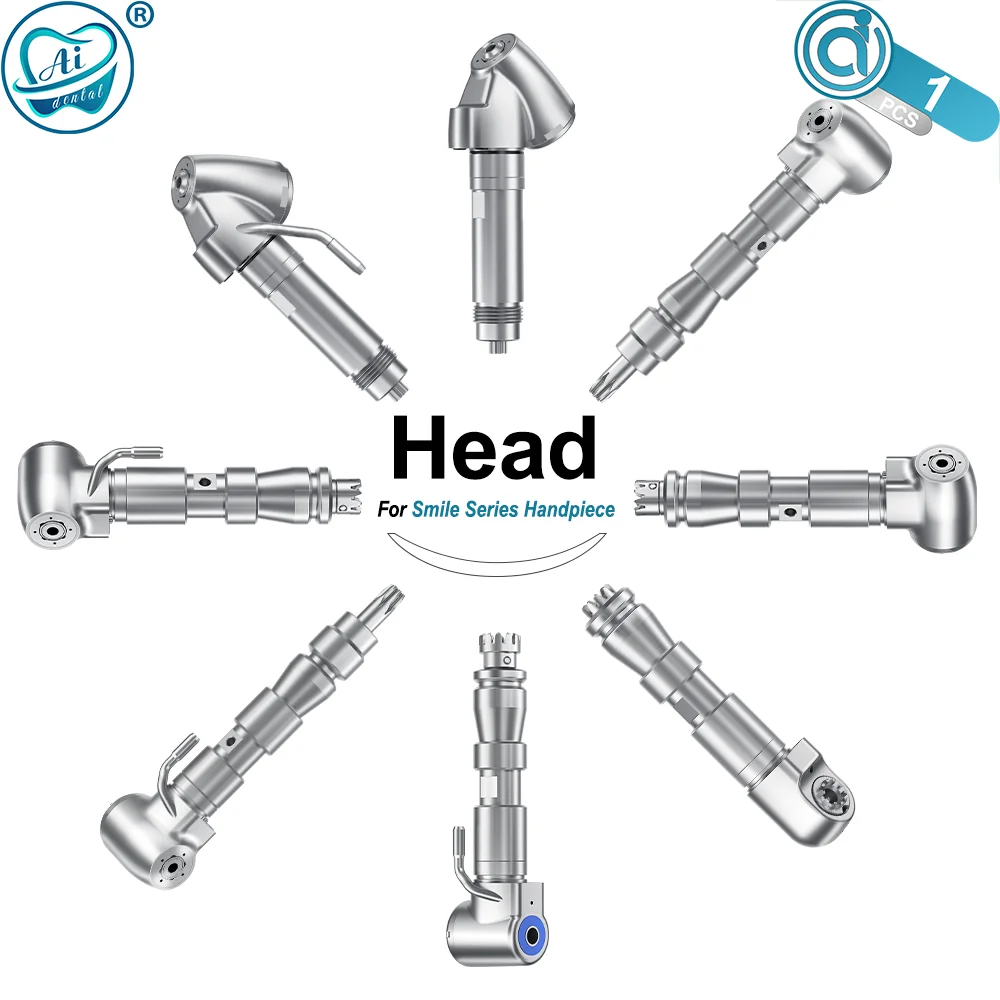 H-S Smile Series Dental Head Stainless Spare Parts Includes Middle Gear and Cartridge for Low Speed Contra Angle Handpiece