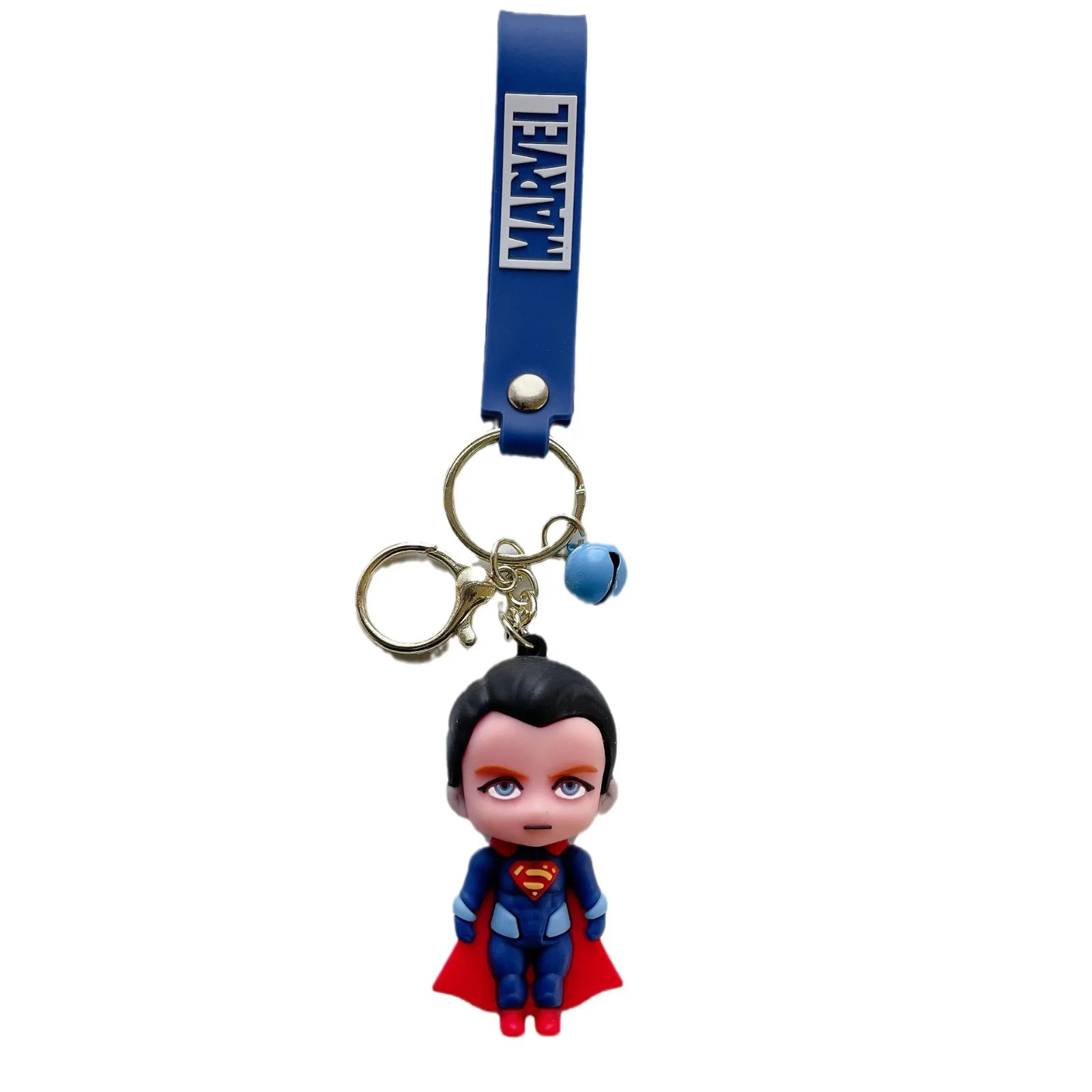 Marvel The Avengers Figure Keychain Spider Man Captain America Model Toys Car Bag Backpack Accessories for Birthday Gift