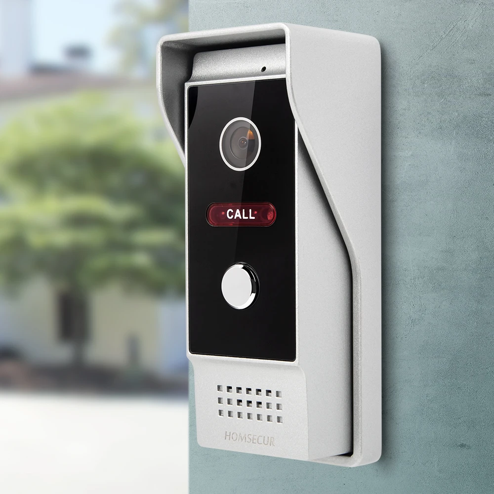 (Not Standalone) HOMSECUR HD Doorbell Camera Outdoor Station HM1 For BJ Video Door Phone Call Intercom
