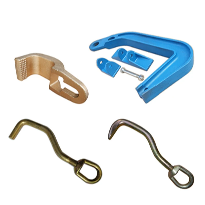 Beam aligner accessories car sheet metal repair large bending hook three-piece set pointed flat head steel hook jig