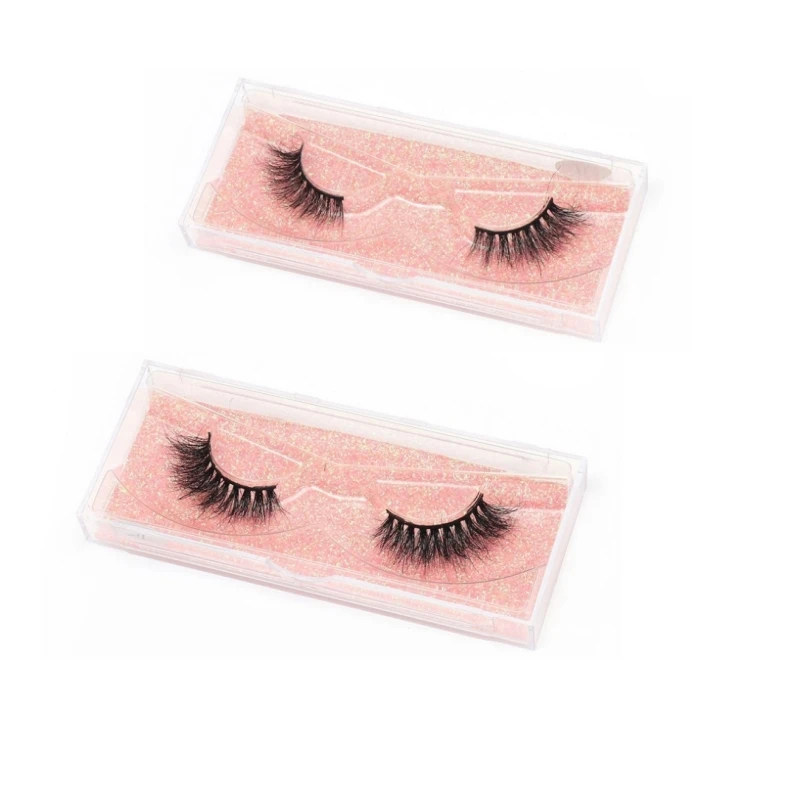 부드럽고 가벼우며 쉽게 떨어지지 않는 인조 셀프 접착식 풀 스트립 속눈썹 맞춤형 가능