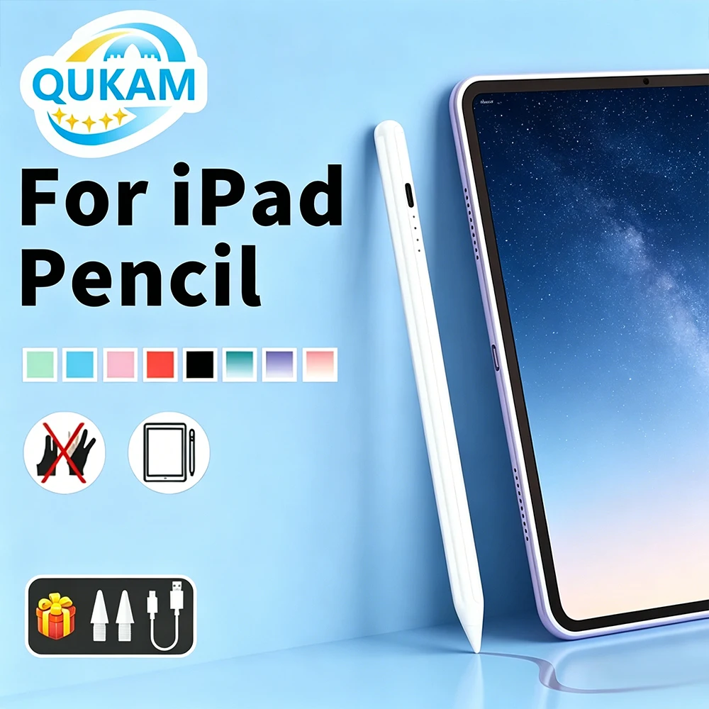 Lápiz Stylus 2026 con Rechazo de Palma para Apple Pencil 2, compatible con iPad Air 6 M2, iPad 11.ª generación A16, iPad 10.ª generación, Air 5, Air 4, 10.9, Pro 11, 12.9, Mini 6 y iPad Pencil