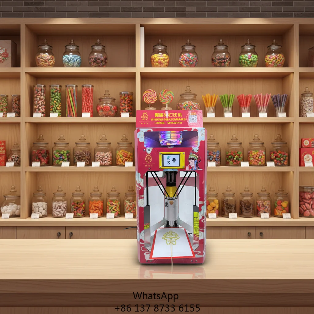 New Commercial Chinese Red Style Food Grade Edible Maltose USB 3D Printer 1 Year Princess Tian Sugar Art Printing Device
