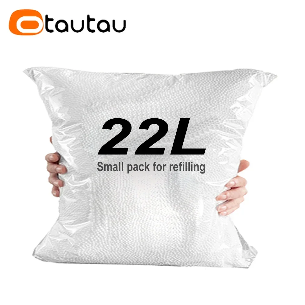 OTAUTAU 22L 3-5mm EPS Ball Pouf Refill Filler Foam Polystyrene Bean Bag Sofa Chair Pillow Doll Filling Artificial Snow TL003