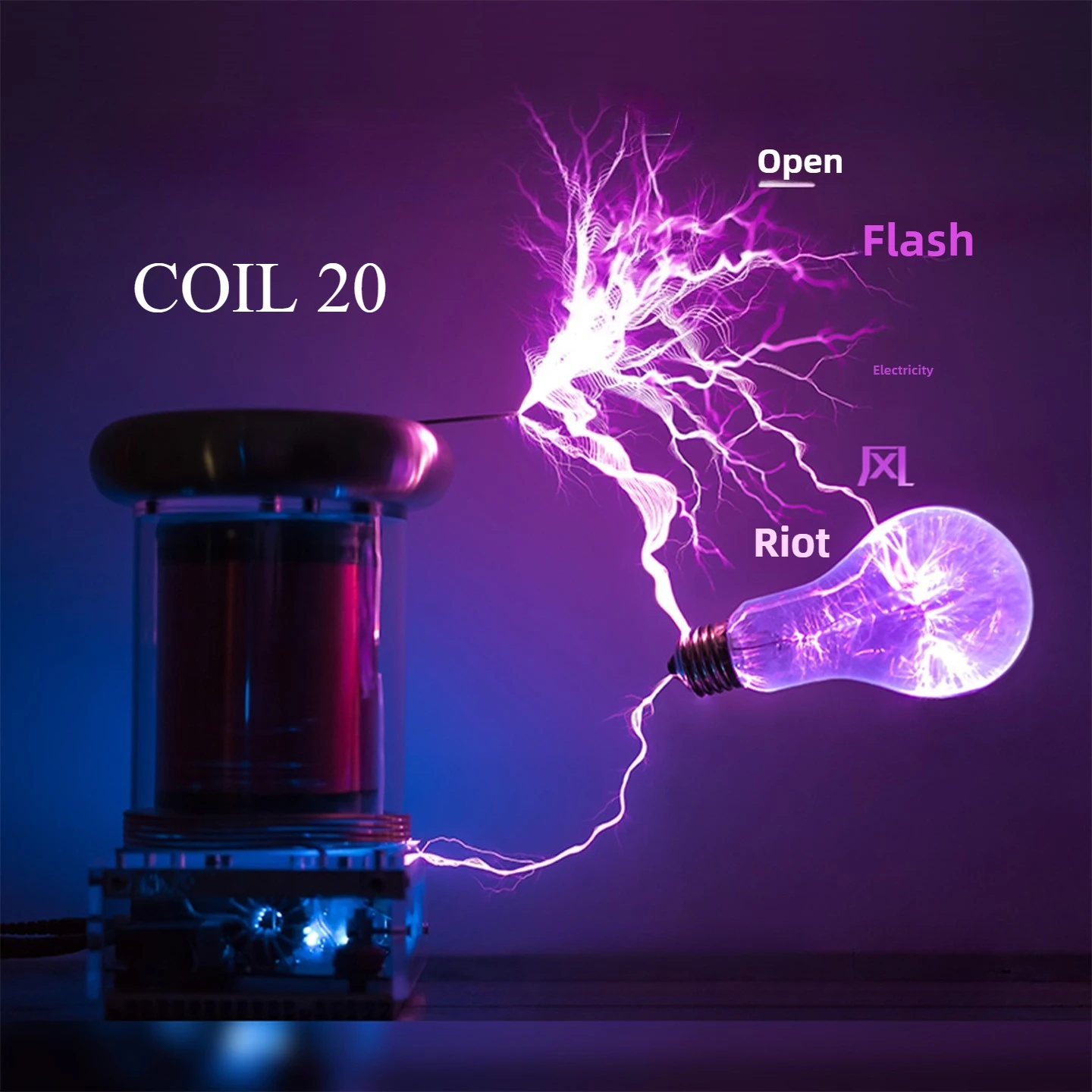 

Music coil DIY finished high frequency generator integrated arc suppression coil assembly AC100V 200V VAC