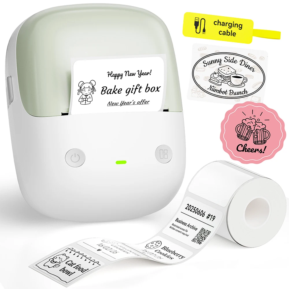 Niimbot Wireless Office Label Printer Inkless Thermal Label Maker Document Management Item Tag for Office/Home