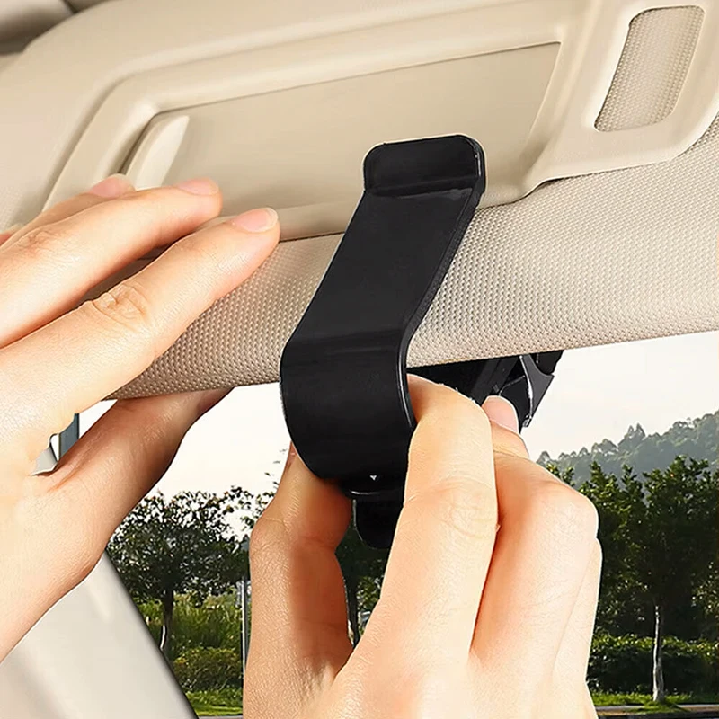 Car Sun Visor Sunglasses Clip Ticket Card Holder Car Accessories For Peugeot 208 3008 308 2008 207 107 508 607 106 406 407 307 2