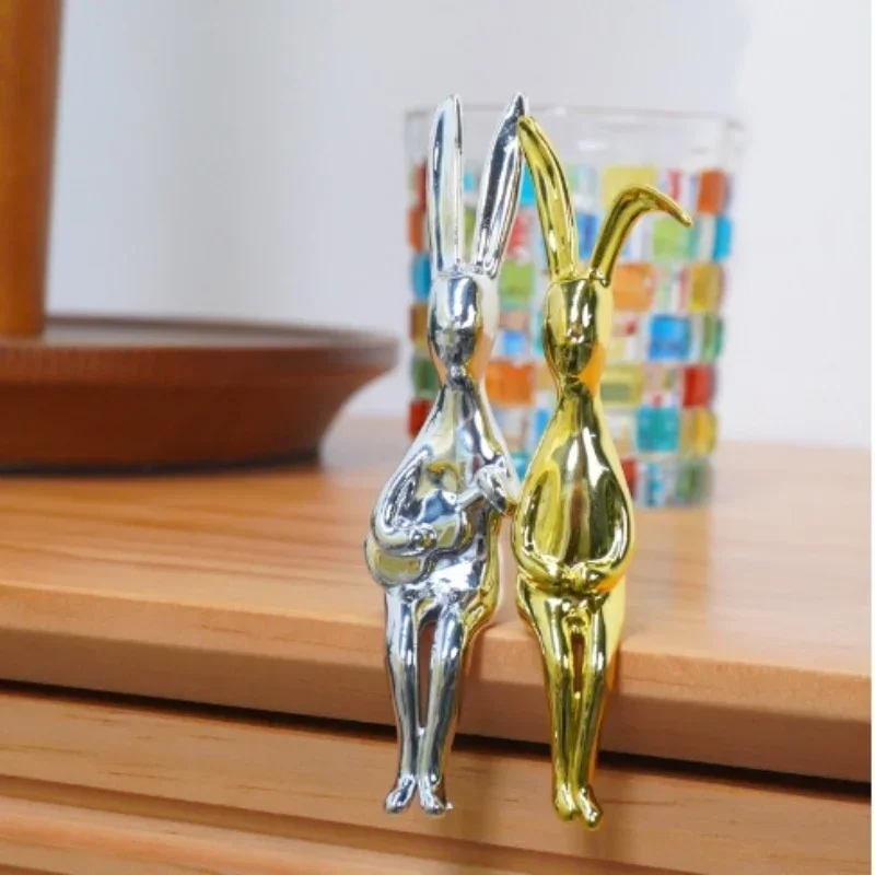 Car Ornaments Cartoon Animal Center Console Decoration Sitting Rabbit Personality Room Dining Table Desk Car Interior Decoration