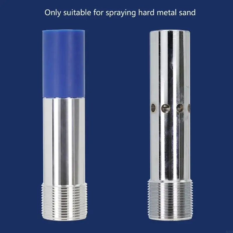 Cabeça bico jateamento resistente, modo fluxo ar, leve, 650g, liga aço, construção, equipamento remoção