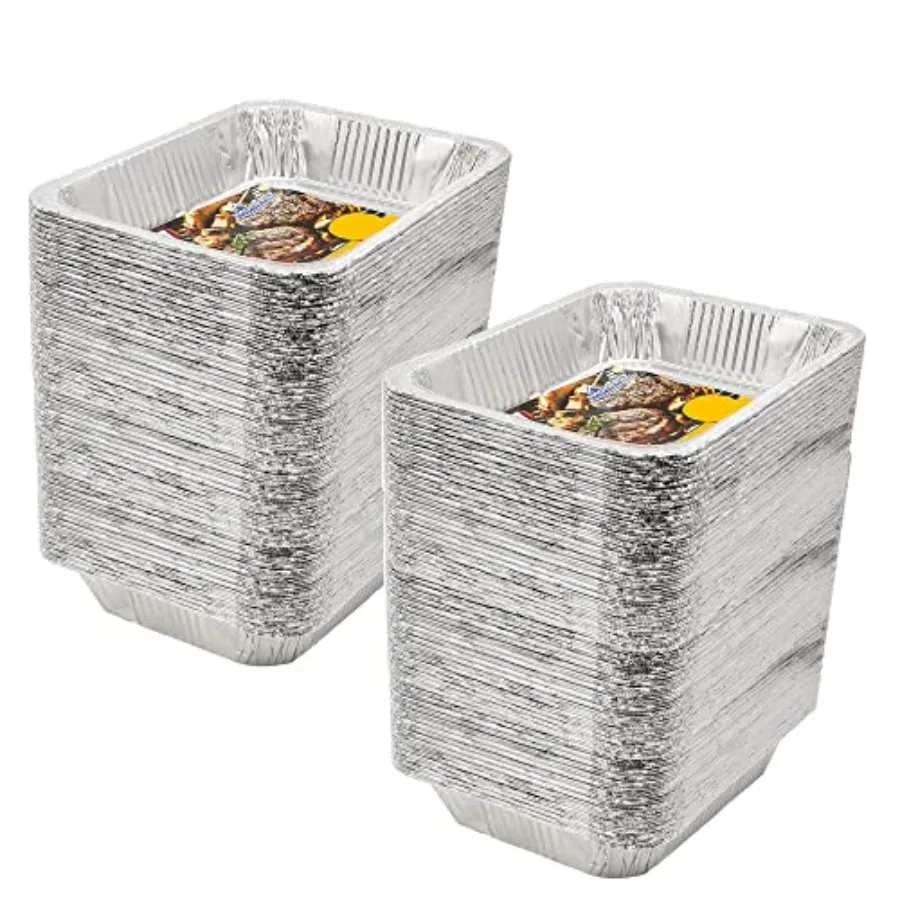 

Одноразовые паровые столы из алюминиевой фольги для приготовления пищи, обжарки, жарки, выпечки (180, половина)