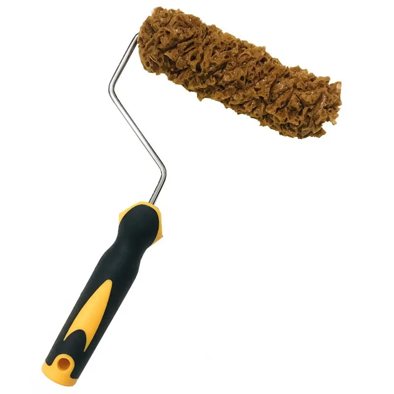 6 Inch Sea Sponge Paint Roller Art Paint Roller Brush Wall Texture Decorating Tool