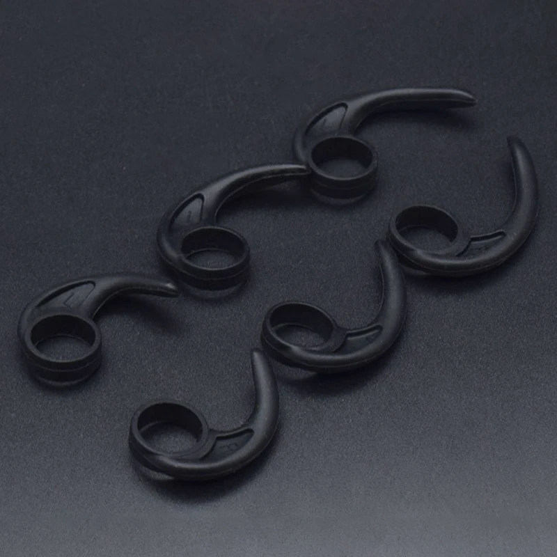 ที่เกี่ยวหู5คู่หูฟังซิลิโคนบัดล็อกหูฟังสปอร์ตจับหูฟังทรงครีบอะแดปเตอร์หูฟังสำหรับใส่ในหูและช่องหู