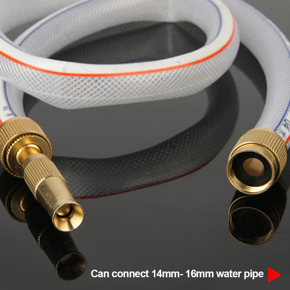 2Pcs Car High Pressure Water Spray Gun Spray Nozzle Washing Machine Nozzle with Quick-connect Connector Brass Garden Hose Pipe