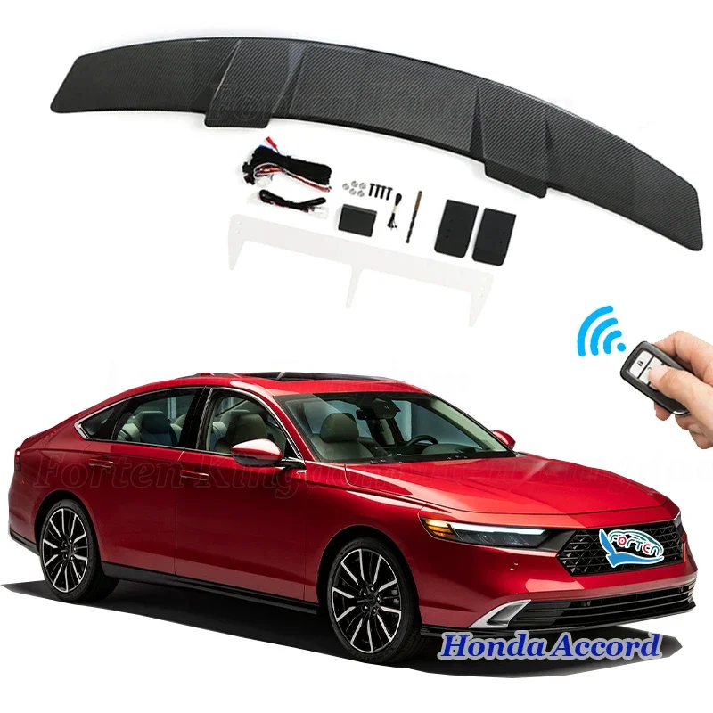 Auto Exterior Electric Pars Carbon Fiber Car Spoilers For Honda Accord 10th 11th gen 2018-2024 Universal Rear Spoiler Tailwing