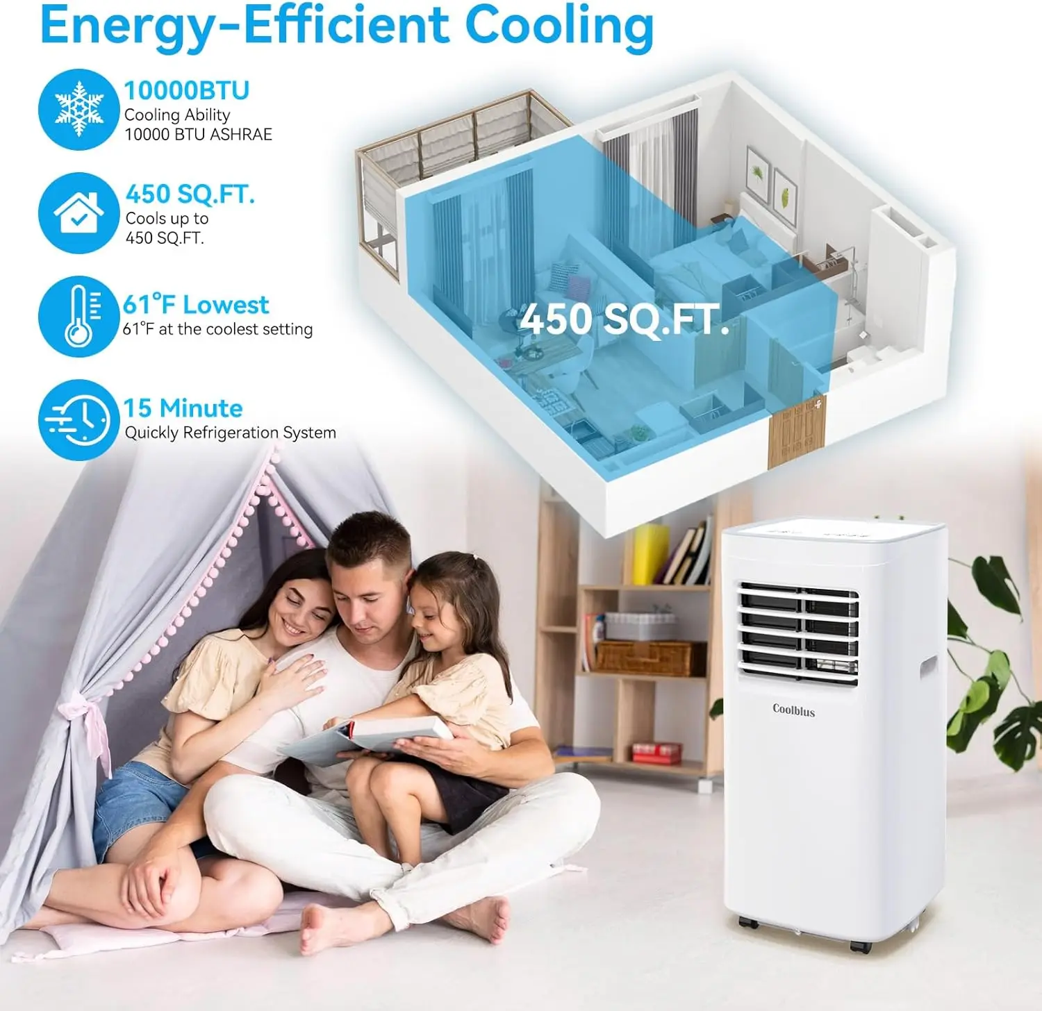 Ar portátil ar branco, branco