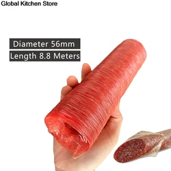 Smoked Cellulose Sausage Casing Shell for Sausage Sleeve Cellulose Halal easy to peel Sausage Packing Casing Kitchen Tools