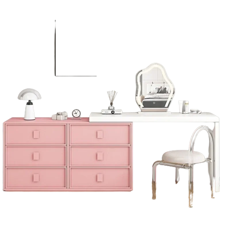 

Six Chest Dresser Dressing Table Makeup Wood Storage Cabinet Dressing Table Corner Bedroom Tocador Mueble Maquillaje Furniture