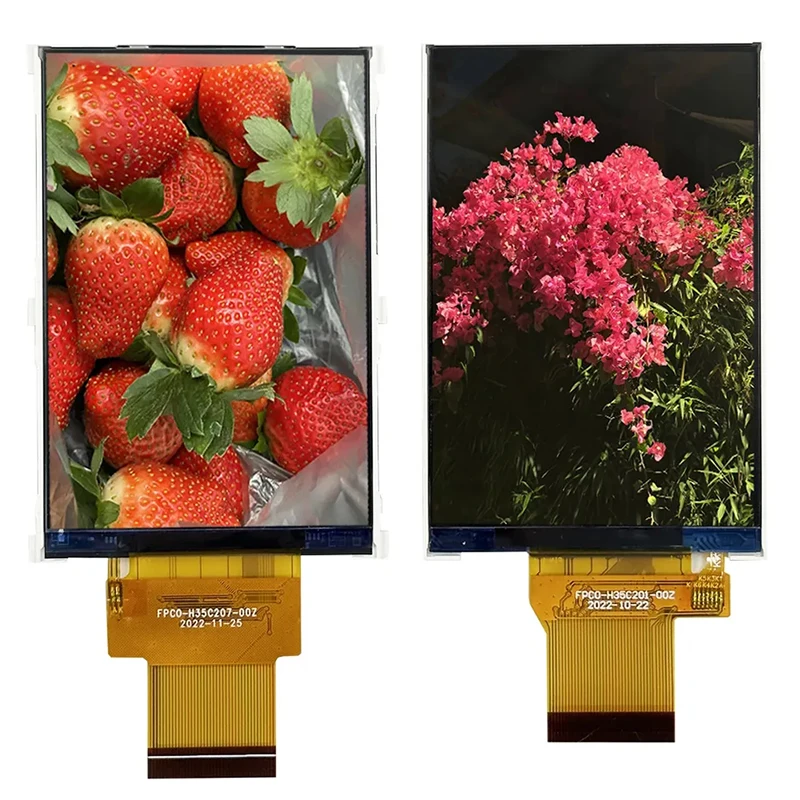 3.5 Inch 320*480 Display Mode MCU RGB SPI Interface ST7796S TFT LCD Display Professional Custom Resolution